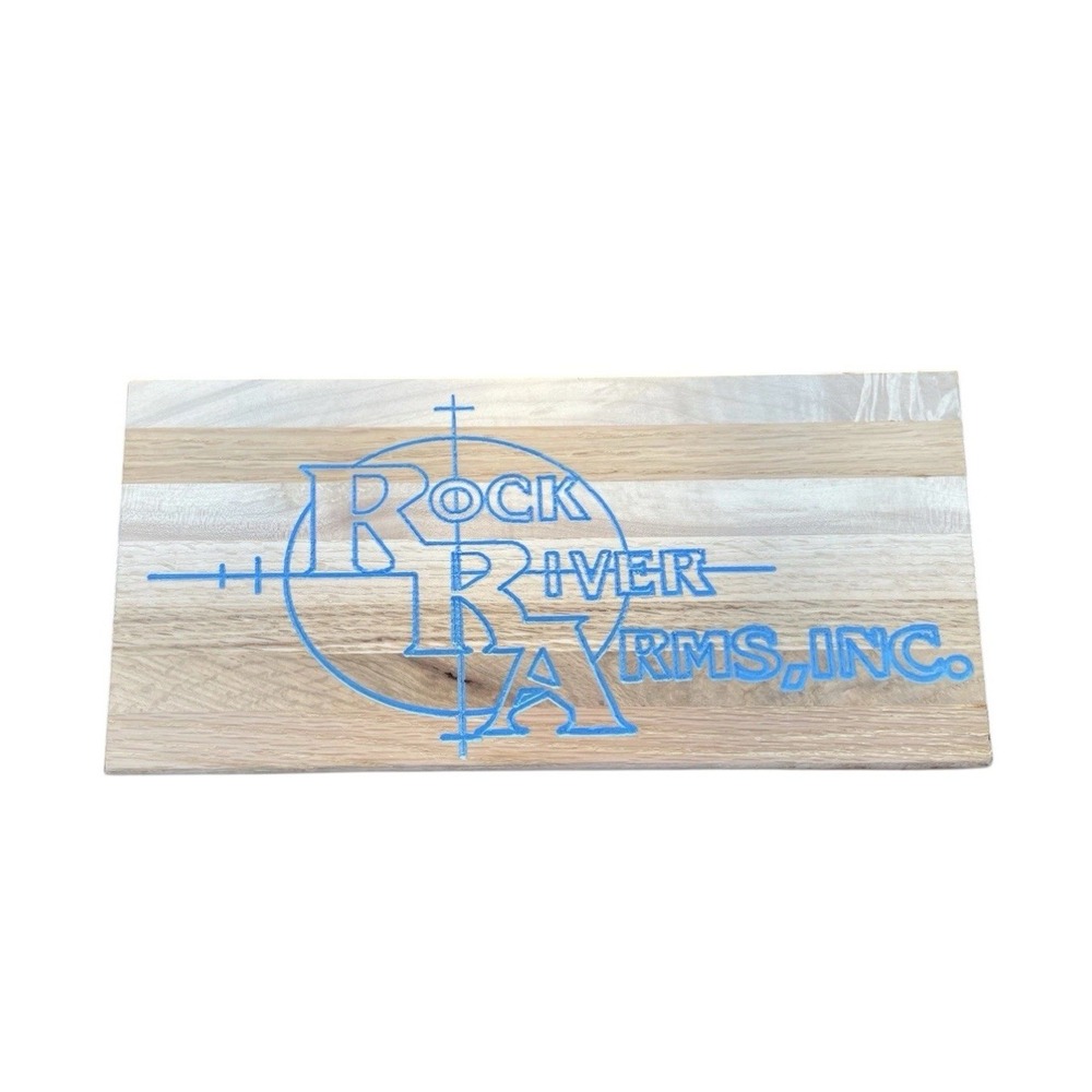Rock River Arms,‎ Inc Wooden Cutting Board Handmade 12" x 5 3/4" Brand New